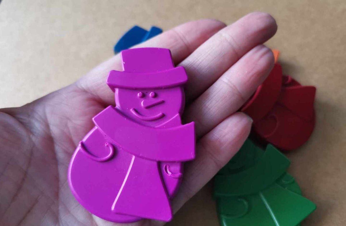 Snowmen Crayons - Gifts for children - Stocking Fillers for kids - Christmas Present Ideas