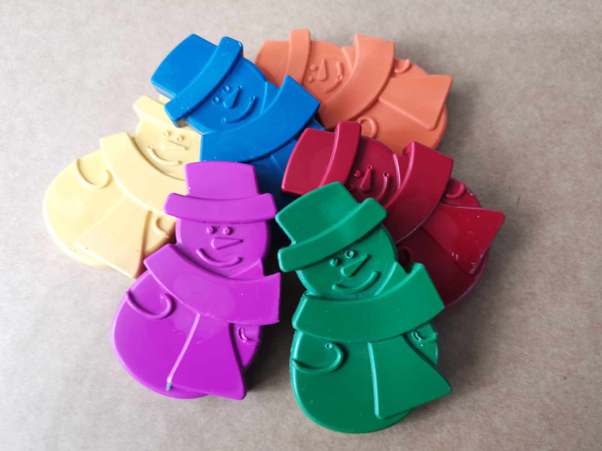 Snowmen Crayons - Gifts for children - Stocking Fillers for kids - Christmas Present Ideas