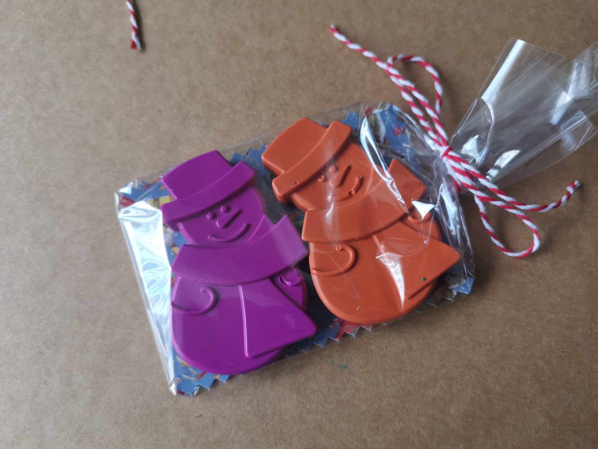 Snowmen Crayons - Gifts for children - Stocking Fillers for kids - Christmas Present Ideas