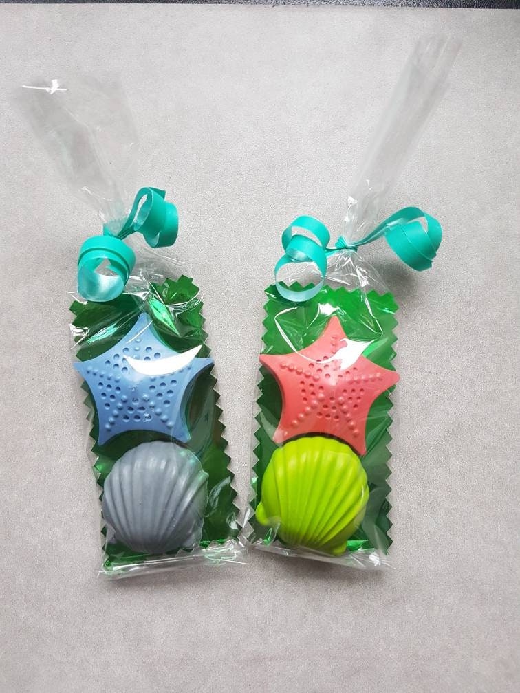 Mermaid Party Favours -  Mermaid Crayons - Party Bag Fillers - Birthday Gift - Under The Sea Party - Mermaid Gift Ideas