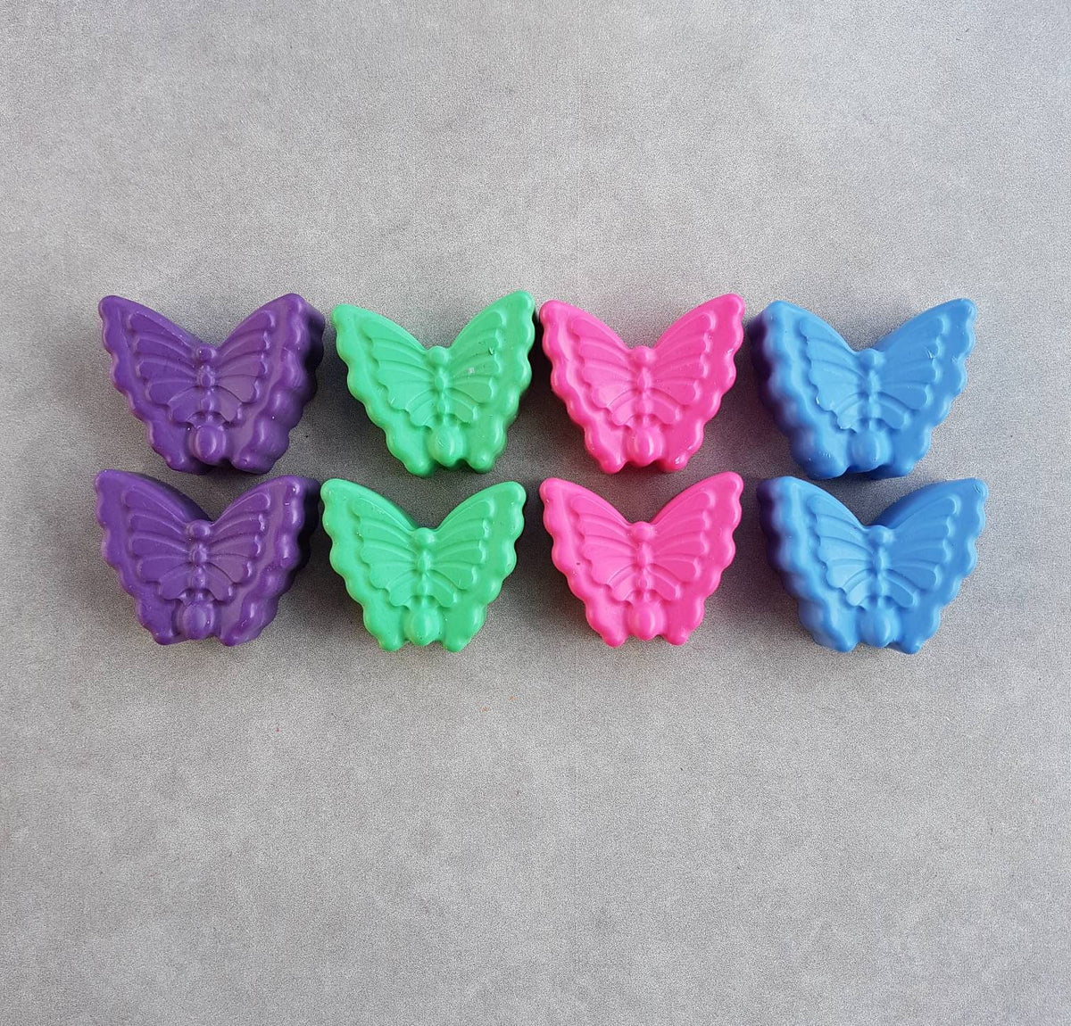 Pretty Butterfly Shape Crayons, Handmade Crayons, Birthday Gifts, Pastels, Party Bag Fillers, Party Favours