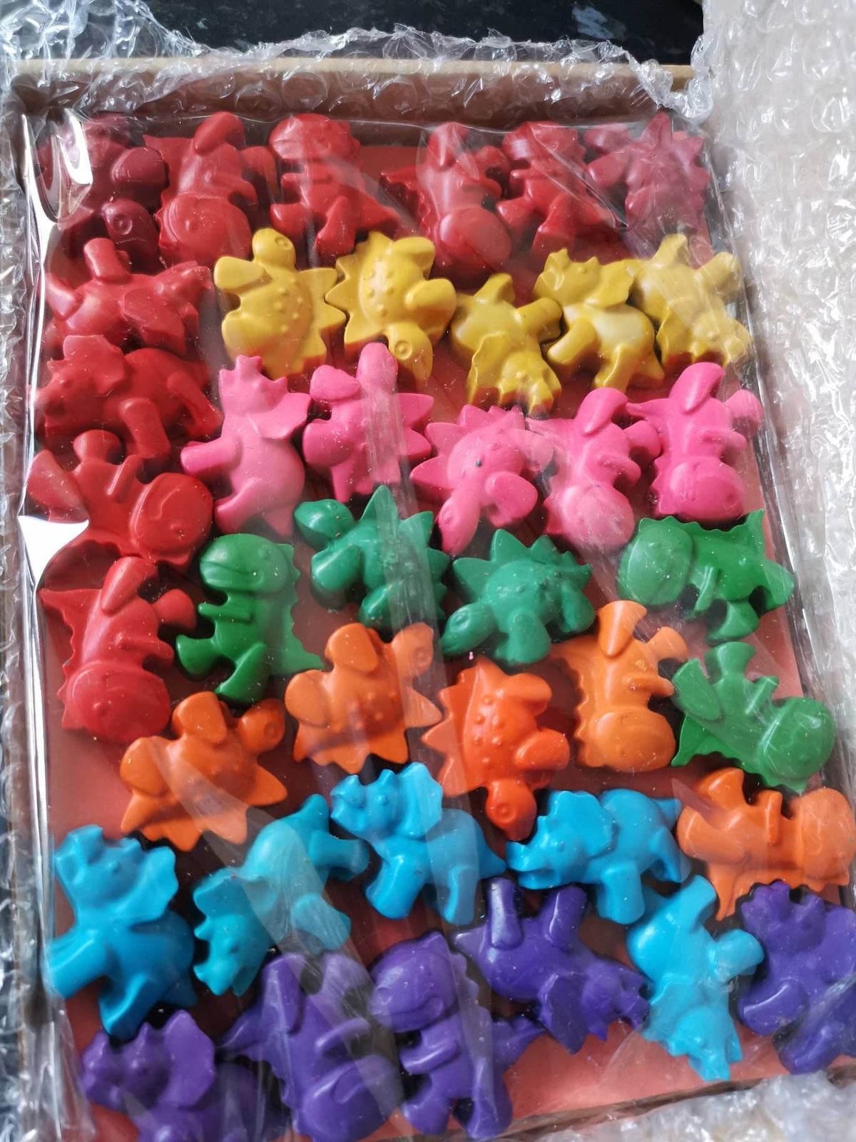 Dinosaur Crayons -Children's Party Favours - Party Bag Fillers - Dino Themed Parties - Bespoke Gifta for Children - Ready For Gifting -