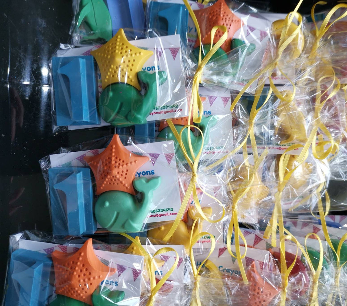 Party Bag Fillers - Children's Crayons - Party Favours - Age Crayon - Animal Crayon - Dinosaur - Farm Animal - Sealife - Butterfly -